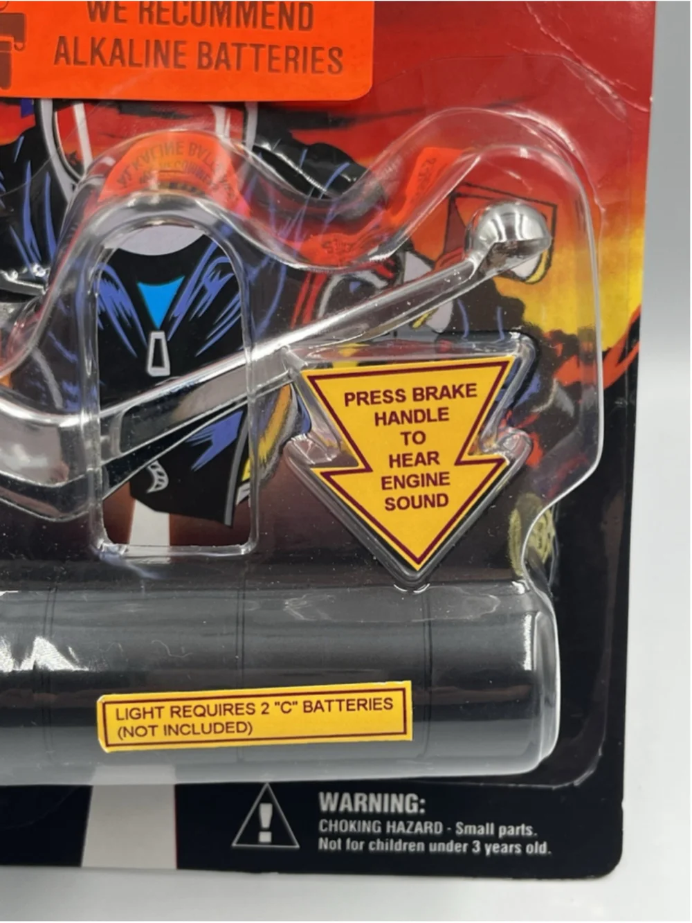 Harley-Davidson Sound Effect Flashlight 1995 Licensed New Carded Motorcycle Toy